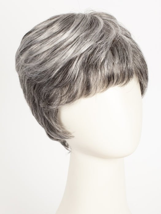 SALT/PEPPER MIX | Light Natural Brown with 75% Gray,  Medium Brown with 70% Gray and Pure White Blend