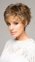 Color R9F26 MOCHA FOIL | Warm Medium Brown with Medium Golden Blonde Highlights Around the Face