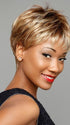 WINNER WIG by Raquel Welch in SS29/20 SHADED STRAWBERRY BLONDE | Strawberry Dark Brown with Subtle Warm Highlights Roots