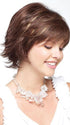 An eye-catching, feathered and layered cut. Just give the wig a quick shake to awaken the tousled, “shake-and-go” style
