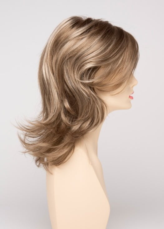 GINGER CREAM | Dark Beige Blonde underneath highlighted on top with Light Beige Blonde