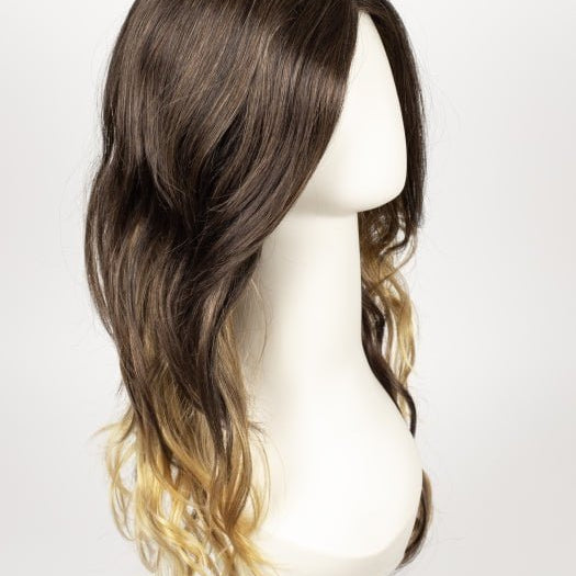 HONEYCOMB-BROWN | Medium brown base with gold underlights from middle to bottom area