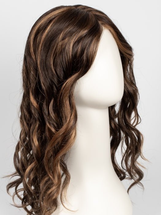6F27 CARAMEL RIBBON | Brown with Light Red-Gold Blonde Highlights & Tips