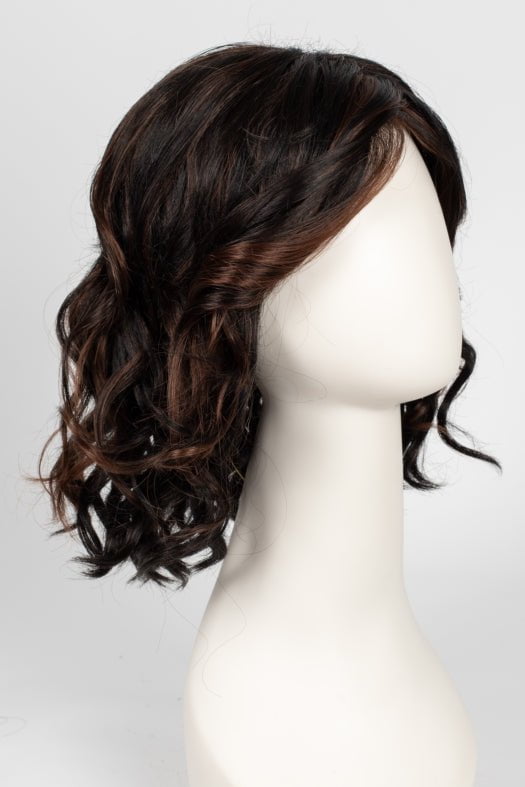 1BRH30 DARK CHOCOLATE CHERRY GANACHE | Soft Black with 33% Gold-Red Highlights