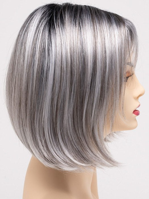 STERLING SHADOW | Medium Salt-and-Pepper Grey with Darker Brown Roots