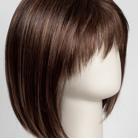 AUBURN-SUGAR-R | Rooted Dark Auburn with Medium Auburn Base with Dark Strawberry Blonde Highlights