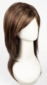 AUBURN-SUGAR-R | Rooted Dark Auburn with Medium Auburn Base with Dark Strawberry Blonde Highlights