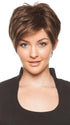 Shari by Envy is a short, trendy, and chic style. You can shake it and wear it tousled or smooth it down for a sophisticated look.