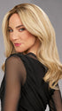 12FS12 MALIBU BLONDE | LIght Gold Brown, Light Natural Gold Blonde, Pale Natural Gold-Blonde Blend, Shaded with Light Gold Brown | The wig pictured has been heat styled