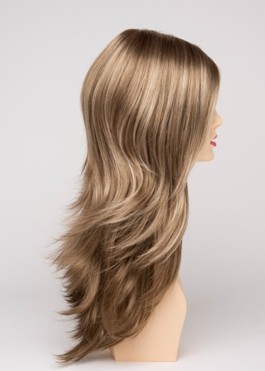 GINGER CREAM | Dark Beige Blonde underneath highlighted on top with Light Beige Blonde