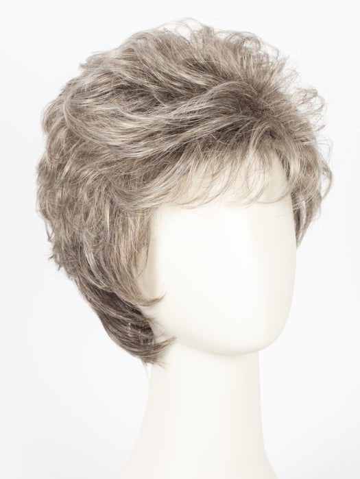 39F38 ROASTED CHESTNUT | Light Natural Ash Brown with 75% Grey Front, graduating to Medium Brown with 35% Grey Nape