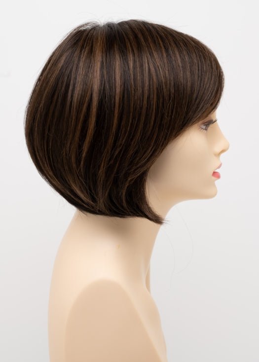 AMARETTO CREAM | Dark Brown roots with overall Medium Brown base with Honey Blonde highlights