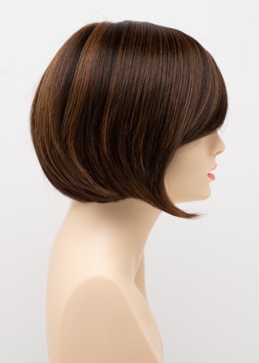 CHOCOLATE CARAMEL | Medium Brown with Soft Red and Blonde highlights