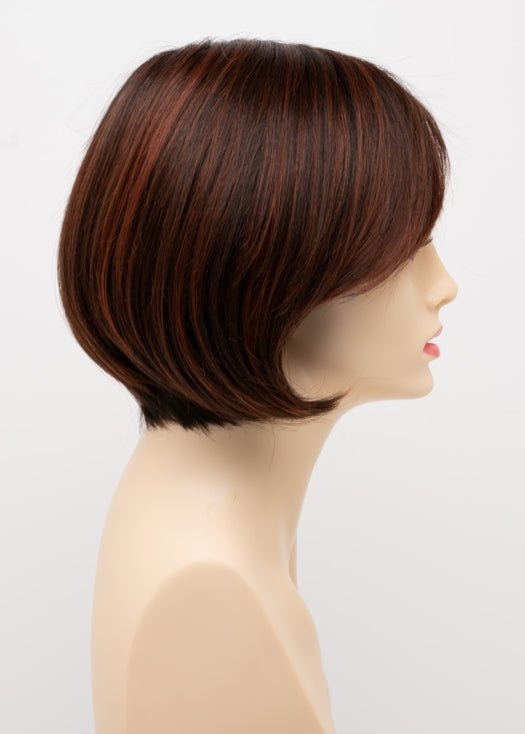 CHOCOLATE CHERRY | Dark Brown roots with overall Medium Brown base with Deep Red highlights
