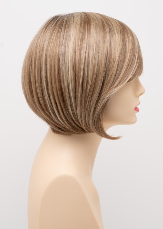 SPARKLING CHAMPAGNE | Medium Brown roots with overall Strawberry Blonde base and soft Golden Blonde highlights