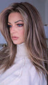 Sandy @i_be_wiggin wears SIZZLE by TRESSALLURE in color 17/23/R8 | Beige Blonde and Auburn Blended with Medium Brown Roots