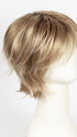NUTMEG F | Medium Blonde and Honey Brown Base Frosted with Platinum Blonde Highlights