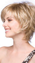 SKY LARGE by Noriko in CARAMEL CREAM | Carmel Blonde Blend w/Platinum Blonde Tips