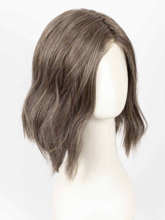 39F38 ROASTED CHESTNUT | Light Natural Ash Brown with 75% Grey Front, graduating to Medium Brown with 35% Grey Nape