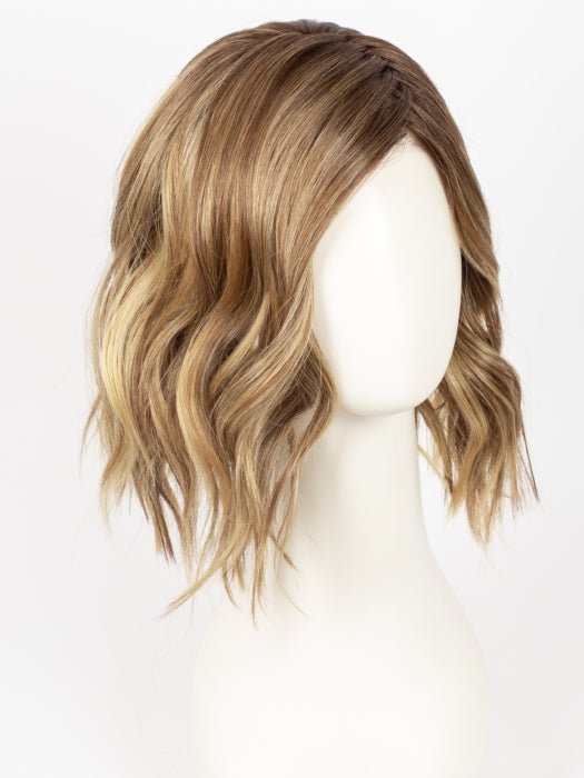 14/26S10 SHADED PRALINES N' CREAM | Light Gold Blonde & Medium Red-Gold Blonde Blend, Shaded with Light Brown