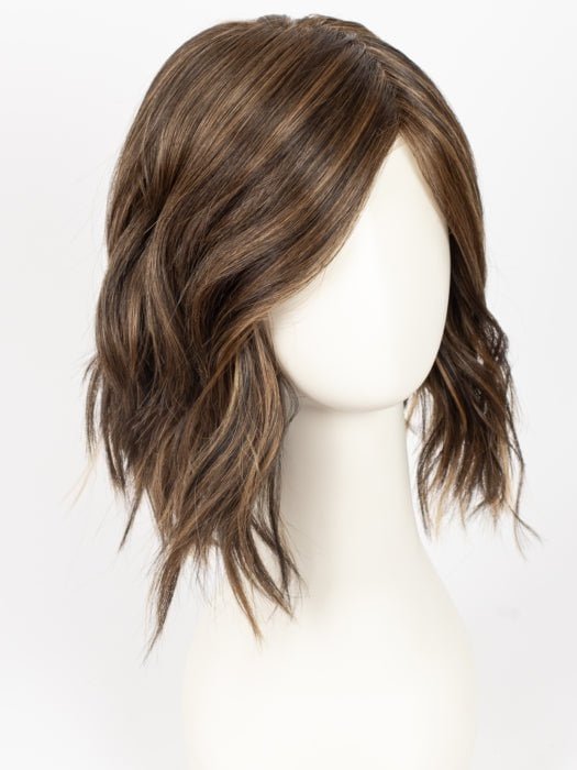 FS6/30/27 TOFFEE TRUFFLE | Brown, Medium Red-Gold, Medium Red-Gold Blonde Blend with Medium Red Gold Blonde Bold Highlights