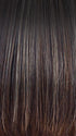 CHOCOLATE FROST R | Dark Brown Base with Honey Blonde and Platinum highlights with Dark Brown roots