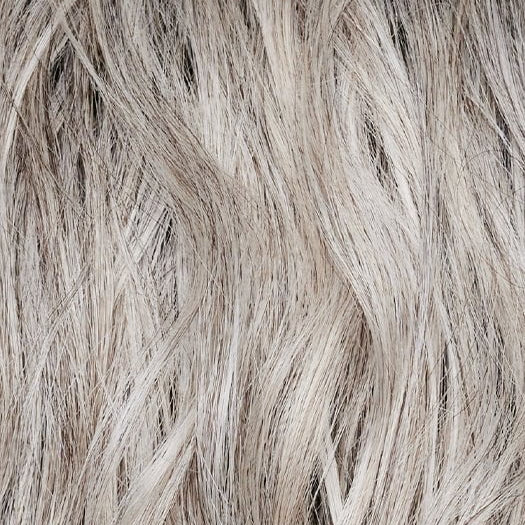 SILVER-BROWN-MR | Micro Root that transcends into Silver, Grey and Honey Brown Tones
