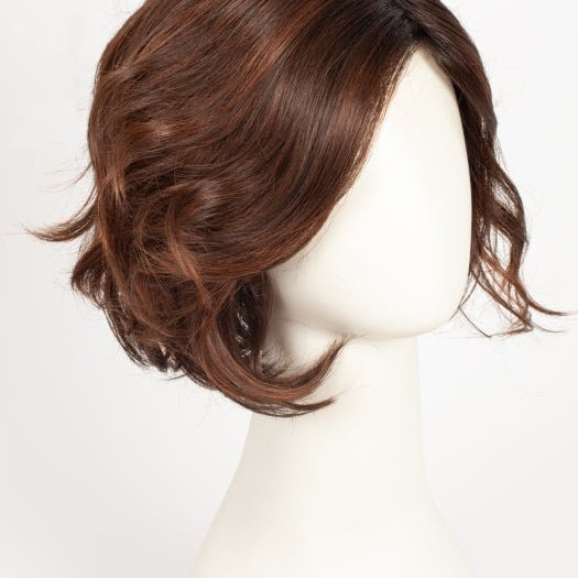 AUBURN ROOTED 33.130.4 | Dark Auburn, Deep Copper Brown, and Darkest Brown Blend with Shaded Roots