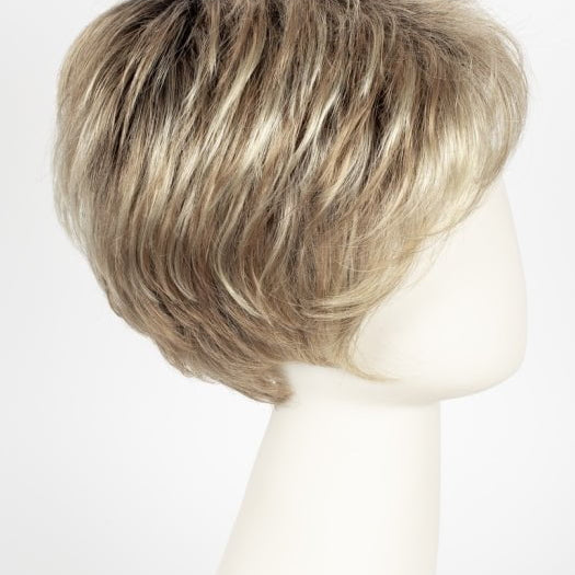 CHAMPAGNE ROOTED | Light Beige Blonde, Medium Honey Blonde, and Platinum Blonde blend with Dark Roots