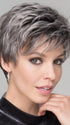 SPRING HI Wig by ELLEN WILLE in SALT/PEPPER MIX | Light Natural Brown with 75% Gray, Medium Brown with 70% Gray and Pure White Blend PPC MAIN IMAGE FB MAIN IMAGE
