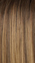 24BT18S8 SHADED MOCHA | Medium Natural Ash Blonde & Light Natural Gold Blonde Blend, Shaded with Medium Brown