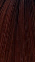 CAYENNE WITH GINGER ROOT | Dark Auburn, Medium Copper and Dark Brown Roots