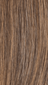 CHOCOLATE ROOTED 830.27.6 | Medium and Dark Brown with Light Auburn and Dark Strawberry Blonde Blend with Shaded Roots