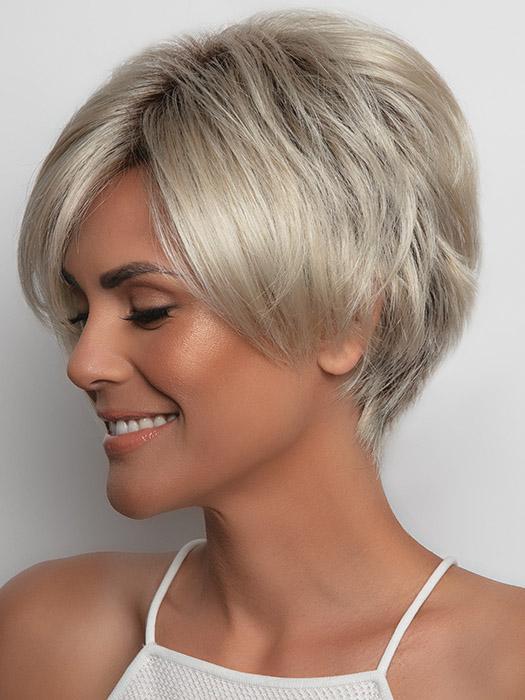 Champagne-R | Rooted Dark with Platinum Blonde