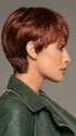 Layers on the top and sides are longer and texturized to create a light, feathered look. Use a styling creme to amplify the layers