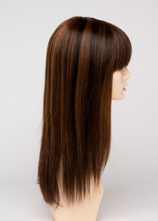 CHOCOLATE CARAMEL | Medium Brown with Soft Red and Blonde highlights