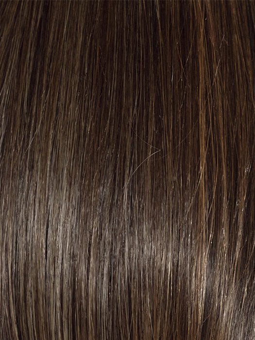 DARK BROWN HL | A Blend of Dark Brown, Strawberry Light Auburn and Soft Chunky Medium and Dark Blonde Highlights