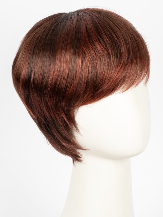 HOT CHILLI ROOTED 132.133.6 | Bright Copper Red and Medium Burgundy Red Blend with Medium to Dark Brown Roots