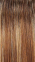 FS26/31S6 SALTED CARAMEL | Medium Natural Red Brown with Medium Red Gold Blonde Bold Highlights, Shaded with Brown