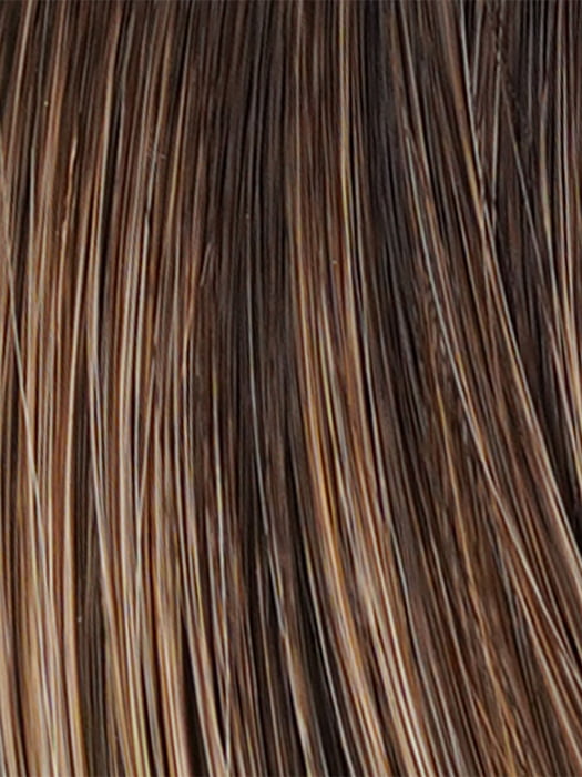 10/16/R8 | Dark roots fade into a beautiful blend of Medium Light Brown and Light Natural Blonde