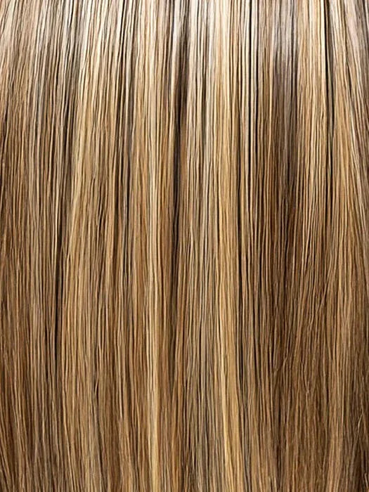 EL17/23/R8 | Pale Auburn Beige Blonde Blend, Rooted Medium Brown, Highlighted Light Blonde with face framimg highlights