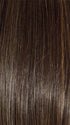 DARK BROWN HL | A Blend of Dark Brown, Strawberry Light Auburn and Soft Chunky Medium and Dark Blonde Highlights