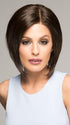 Lace along the front and a monofilament feature allow for styling away from the face and parting versatility