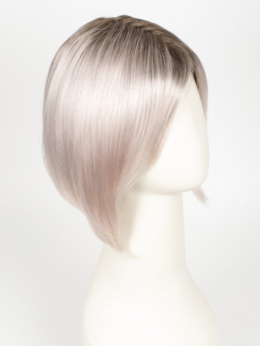 FS60/PKS18 FROST | Pure White with Pink Blended. Shaded with Dark Natural Ash Blonde