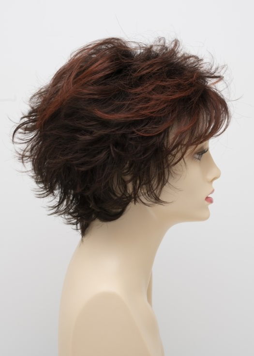 CHOCOLATE CHERRY | Dark Brown roots with overall Medium Brown base with Deep Red highlights