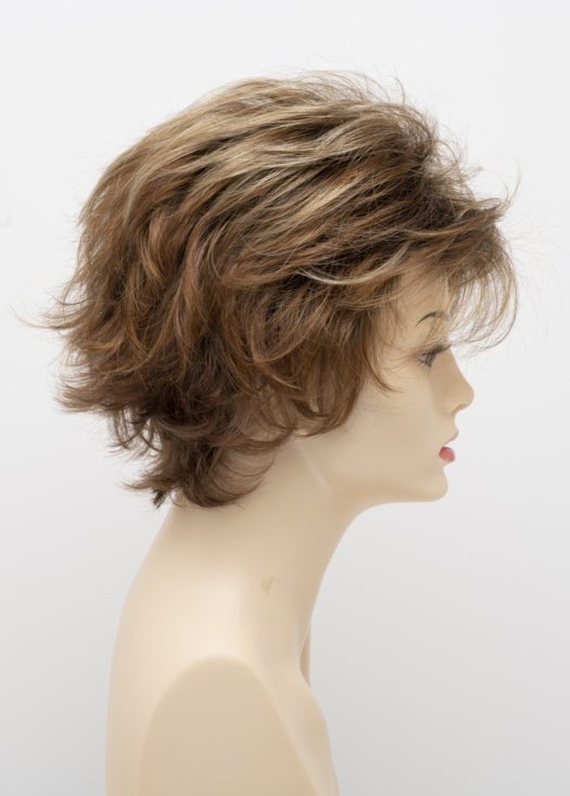 CREAMED COFFEE | Medium Brown roots and base with Cinnamon and Golden Blonde highlights