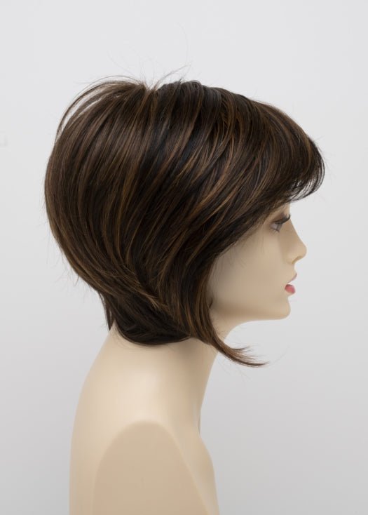 CHOCOLATE CARAMEL | Medium Brown with Soft Red and Blonde highlights