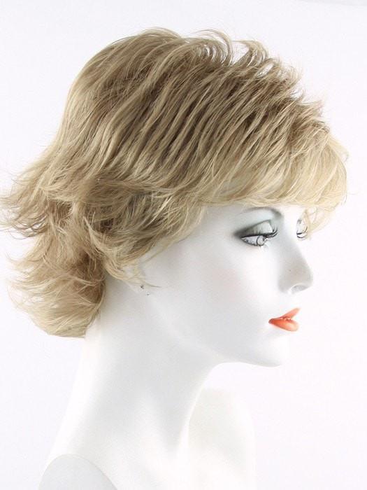 16GR Dark Ash Blonde with Dark Ash Blonde and Bleach Blonde Front