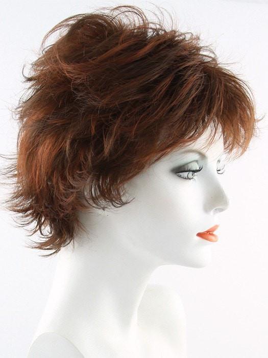 32/130 Dark Auburn Blended with Dark Copper, Dark Copper Tips 