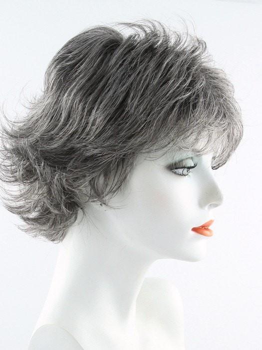 44 Dark Brown Blended with 65% Grey